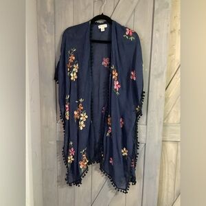 Subtle Luxury Navy Blue "Pool to Party" Cover Up